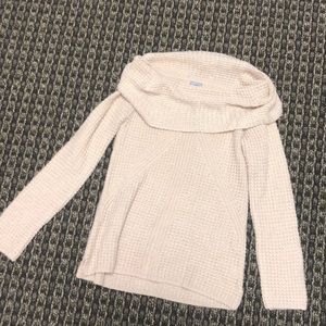 Off shoulder sweater